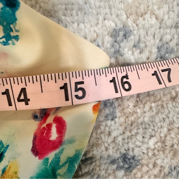 Anthropologie Maeve Tea Garden‎ Floral Sheath Dress Pockets Feminine Sz 0 beauty - Picture 16 of 16